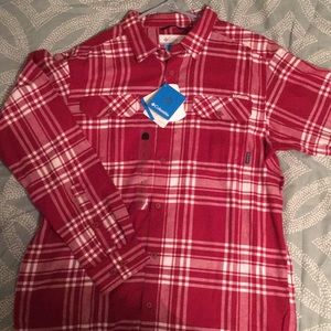 Columbia Gamecocks long sleeve flannel shirt.
